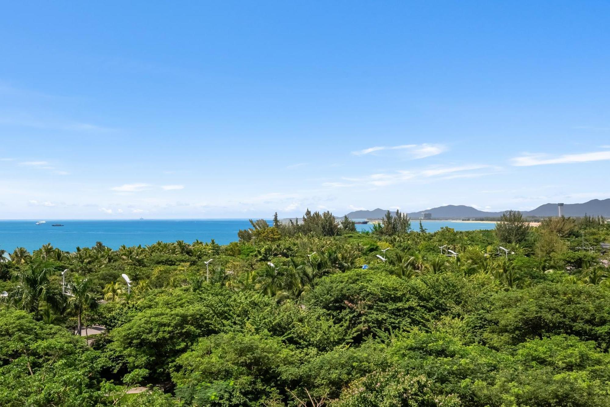 Puhai Sea View Apt By Hailan Tour At Sanya Yazhou Bay#Only 100 Meters To Beach And Sea Swimming Area Exterior foto