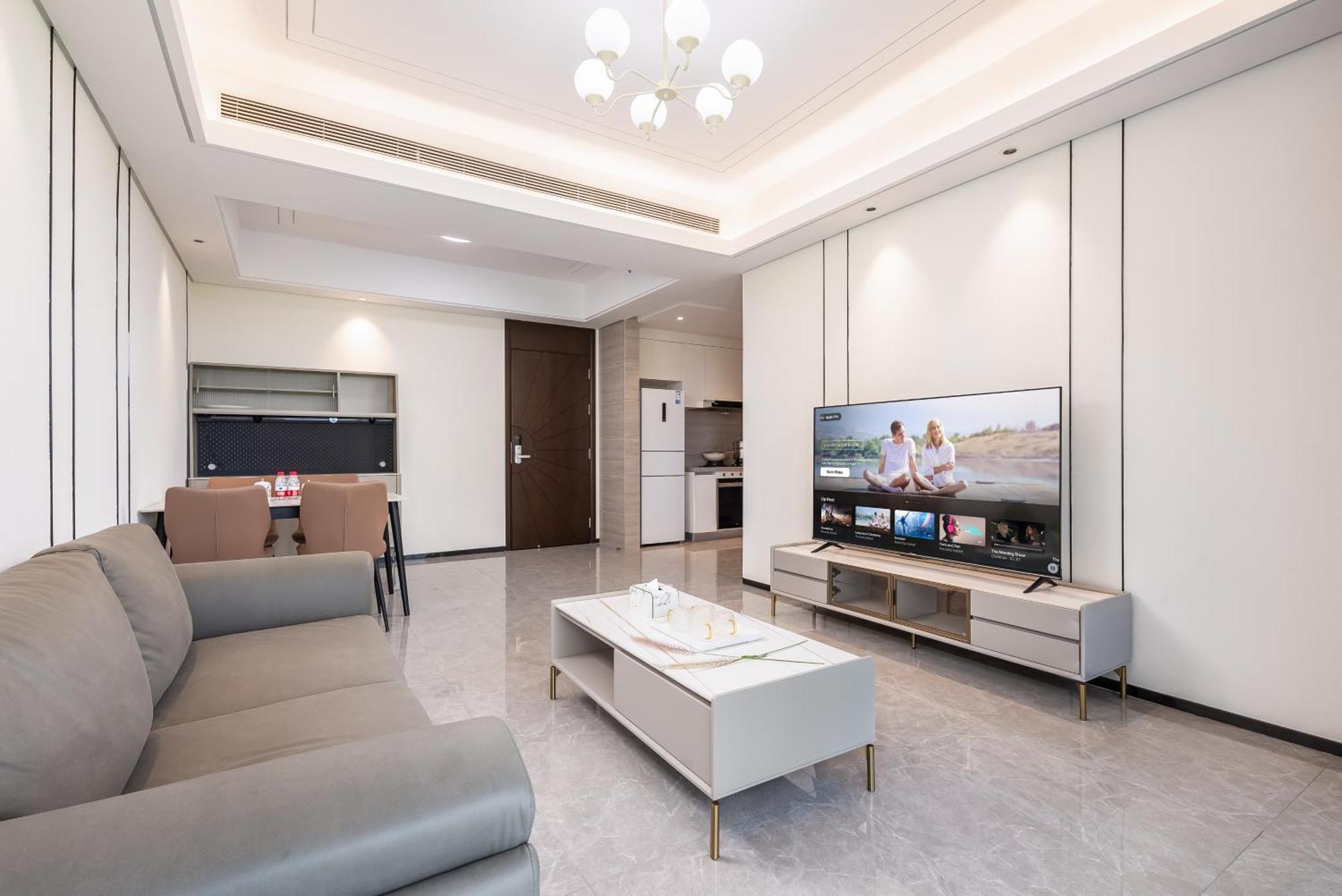Puhai Sea View Apt By Hailan Tour At Sanya Yazhou Bay#Only 100 Meters To Beach And Sea Swimming Area Exterior foto