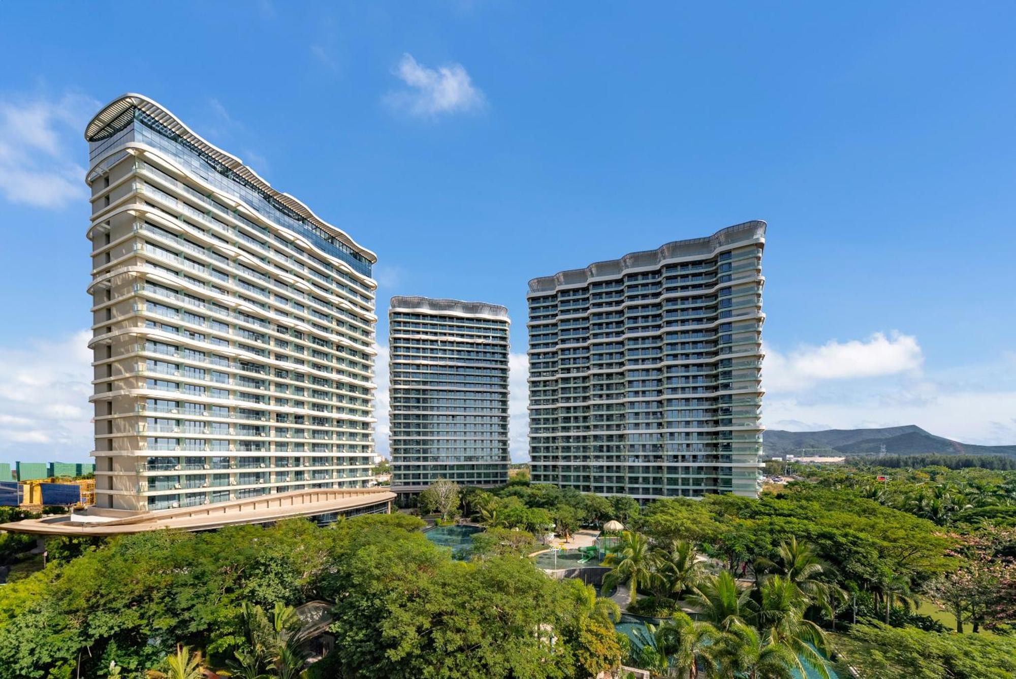 Puhai Sea View Apt By Hailan Tour At Sanya Yazhou Bay#Only 100 Meters To Beach And Sea Swimming Area Exterior foto