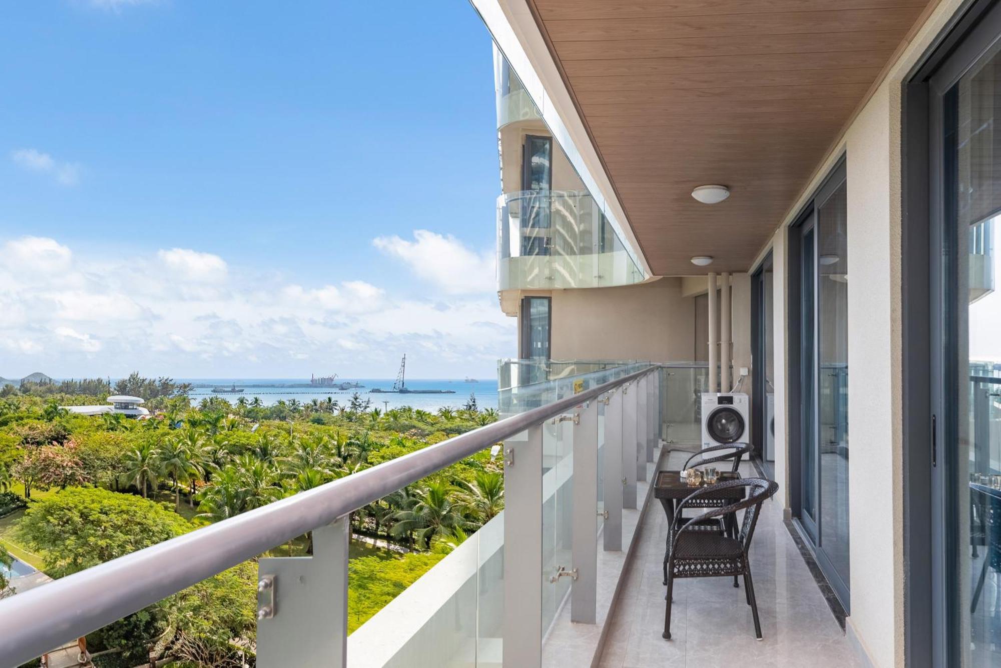 Puhai Sea View Apt By Hailan Tour At Sanya Yazhou Bay#Only 100 Meters To Beach And Sea Swimming Area Exterior foto