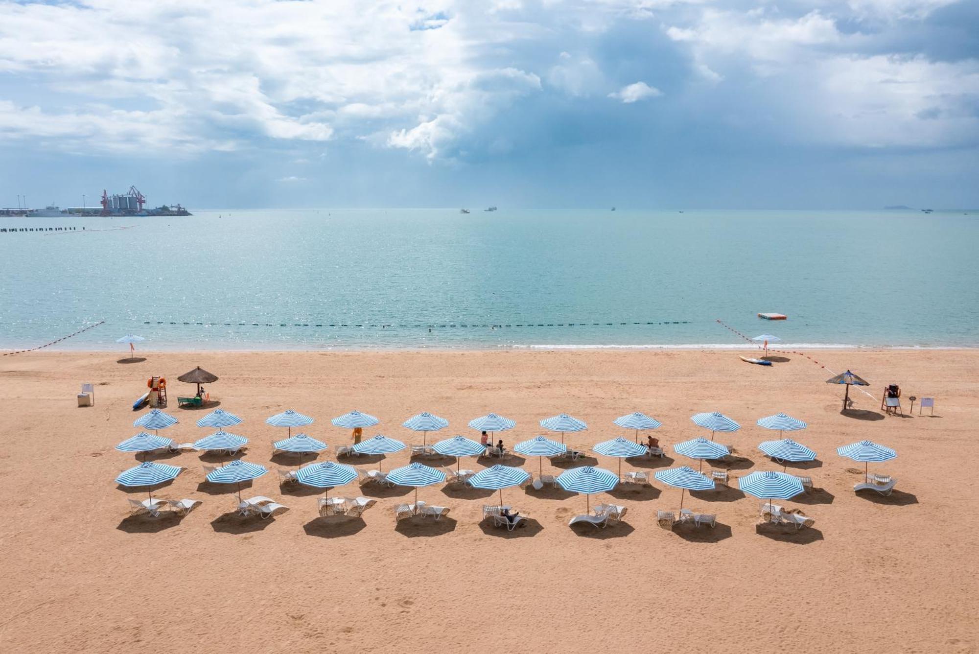Puhai Sea View Apt By Hailan Tour At Sanya Yazhou Bay#Only 100 Meters To Beach And Sea Swimming Area Exterior foto