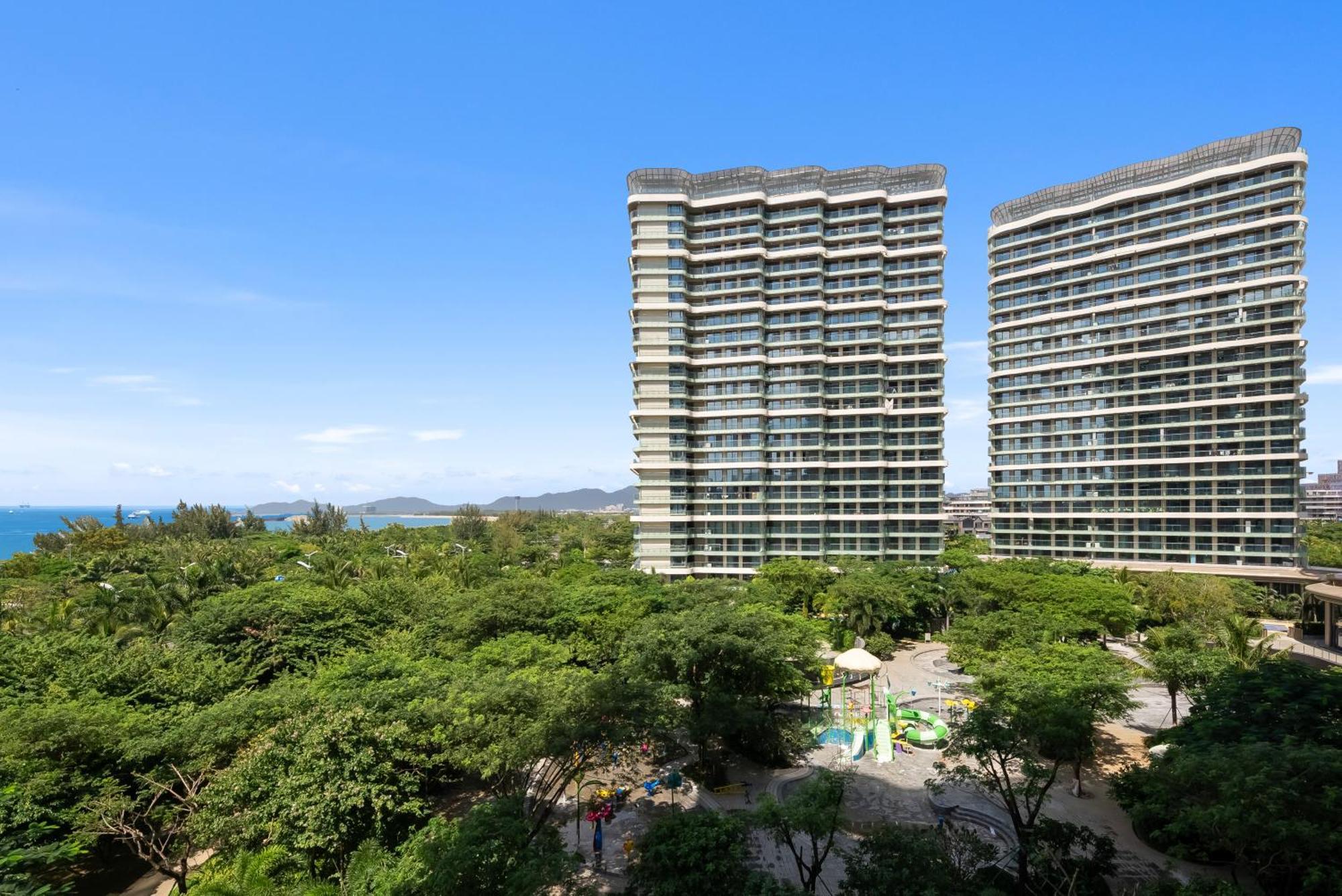 Puhai Sea View Apt By Hailan Tour At Sanya Yazhou Bay#Only 100 Meters To Beach And Sea Swimming Area Exterior foto