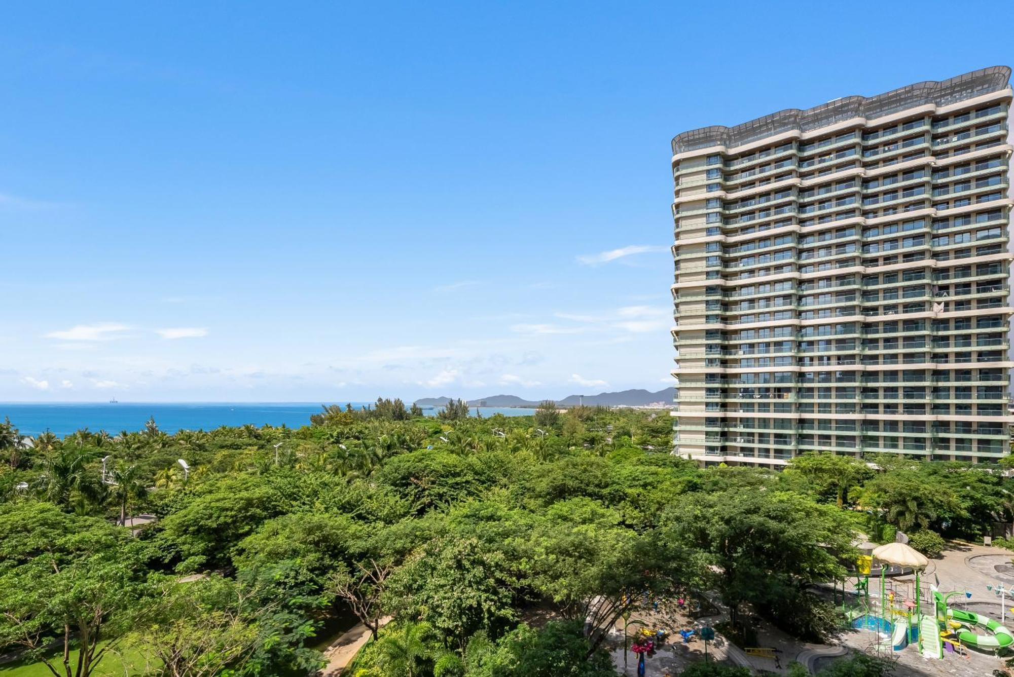 Puhai Sea View Apt By Hailan Tour At Sanya Yazhou Bay#Only 100 Meters To Beach And Sea Swimming Area Exterior foto