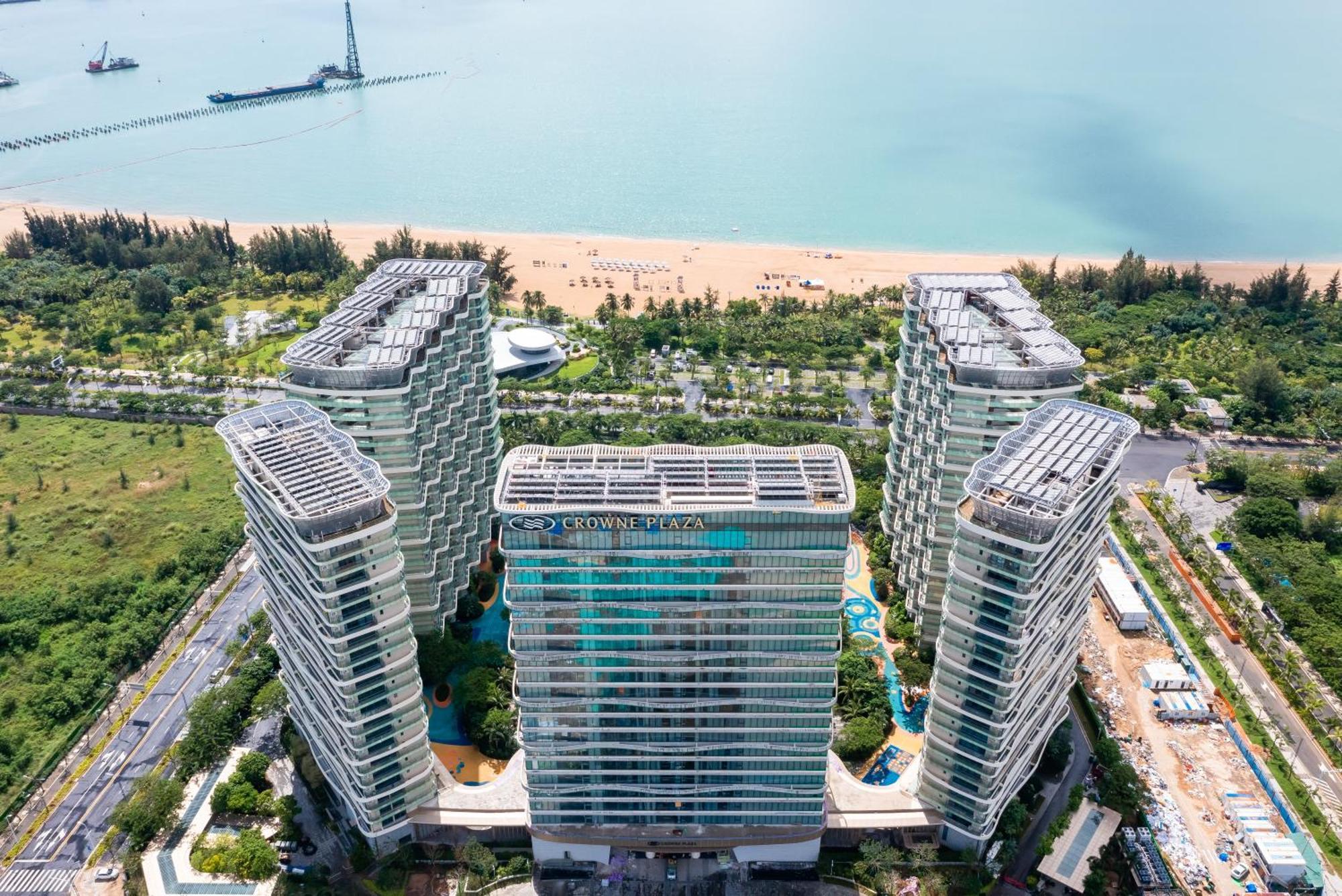 Puhai Sea View Apt By Hailan Tour At Sanya Yazhou Bay#Only 100 Meters To Beach And Sea Swimming Area Exterior foto