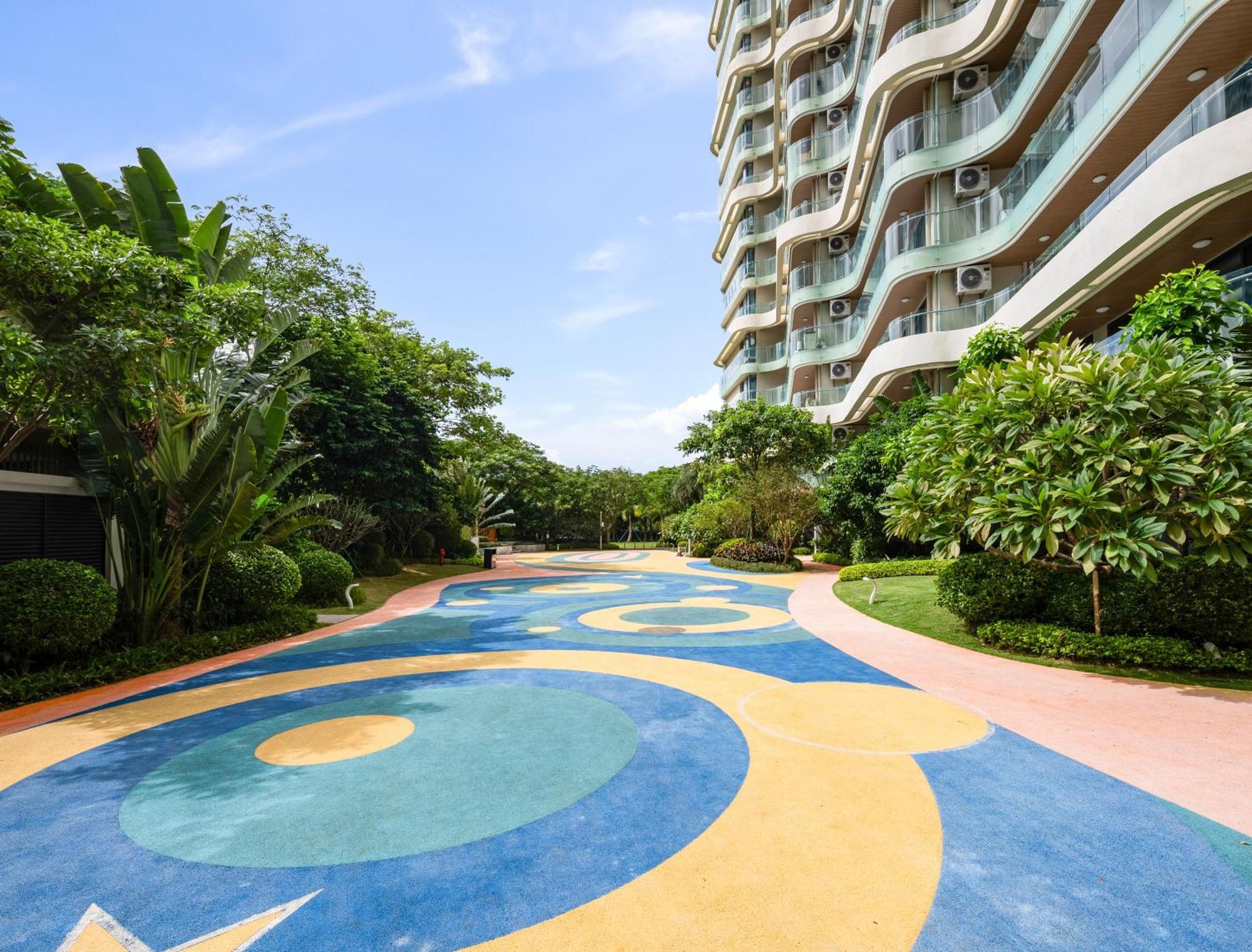 Puhai Sea View Apt By Hailan Tour At Sanya Yazhou Bay#Only 100 Meters To Beach And Sea Swimming Area Exterior foto